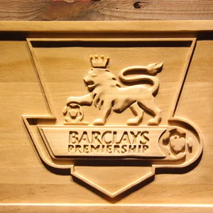 Barclays Premiership Budweiser Wood Sign - Legacy Edition