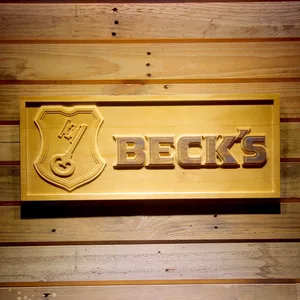 Beck's Wood Sign