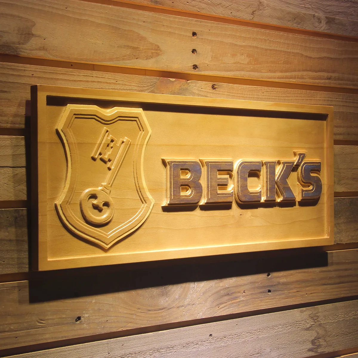 Beck's Wood Sign