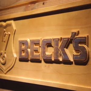 Beck's Wood Sign