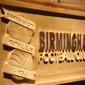 Birmingham City Football Club Wood Sign