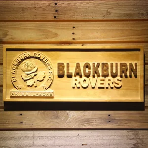 Blackburn Rovers FC Wood Sign