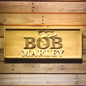 Bob Marley Wood Sign