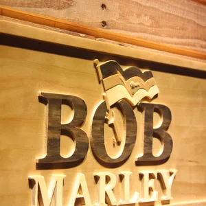 Bob Marley Wood Sign