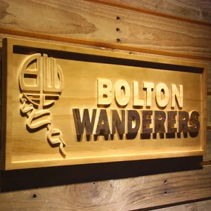 Bolton Wanderers FC Wood Sign - Legacy Edition