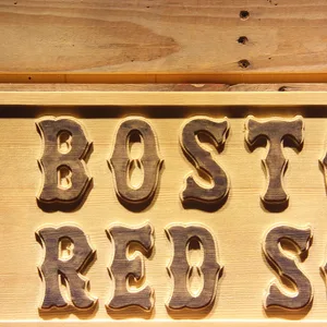 Boston Red Sox 1 Wood Sign