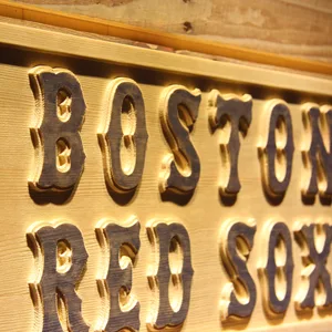 Boston Red Sox 1 Wood Sign