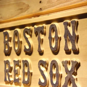 Boston Red Sox 1 Wood Sign