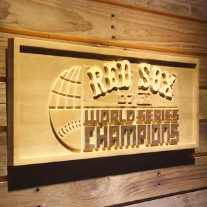 Boston Red Sox 2007 Champion Logo Wood Sign - Legacy Edition