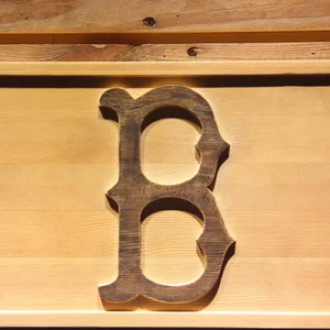 Boston Red Sox 3 Wood Sign