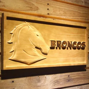 Brisbane Broncos Wood Sign