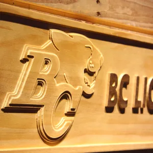 British Columbia Lions Wood Sign - Legacy Edition