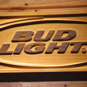 Bud Light Wood Sign