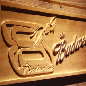 Budweiser Big 8 Wood Sign