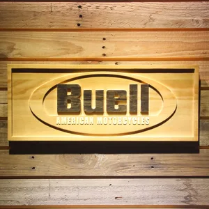 Buell Wood Sign