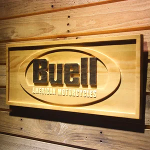 Buell Wood Sign