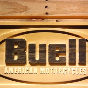 Buell Wood Sign