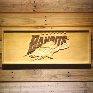 Buffalo Bandits Wood Sign
