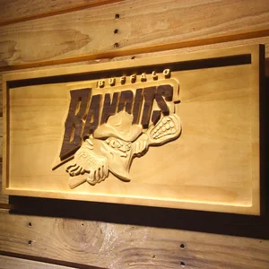 Buffalo Bandits Wood Sign
