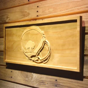 Buffalo Bills 1965-1973 Helmet Wood Sign - Legacy Edition