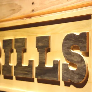 Buffalo Bills 1974-2010 Logo Wood Sign - Legacy Edition