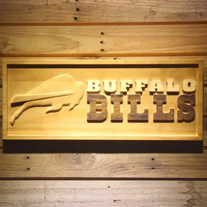 Buffalo Bills Wood Sign