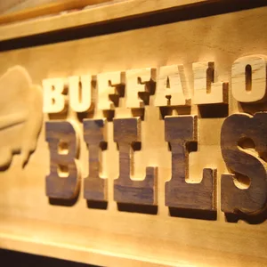 Buffalo Bills Wood Sign