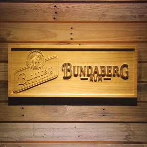 Bundaberg Rum Wood Sign