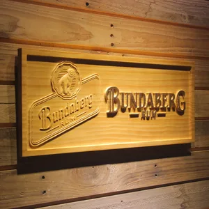 Bundaberg Rum Wood Sign