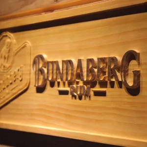 Bundaberg Rum Wood Sign