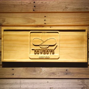 Calgary Cowboys Wood Sign - Legacy Edition