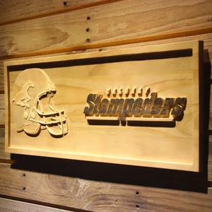 Calgary Stampeders Helmet Wood Sign