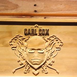 Carl Cox Wood Sign