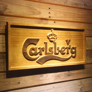 Carlsberg Wood Sign