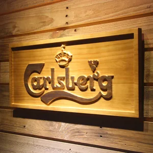 Carlsberg Wood Sign
