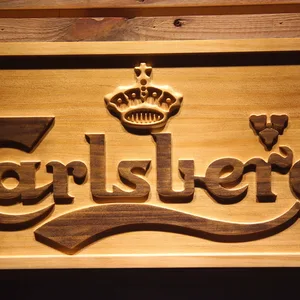 Carlsberg Wood Sign