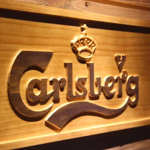Carlsberg Wood Sign