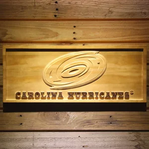Carolina Hurricanes Wood Sign