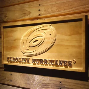 Carolina Hurricanes Wood Sign