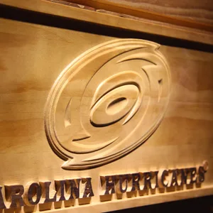 Carolina Hurricanes Wood Sign