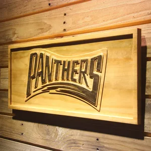 Carolina Panthers 1995 Text Wood Sign - Legacy Edition