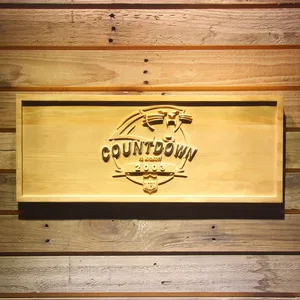 Carolina Panthers Countdown to Kickoff Wood Sign - Legacy Edition