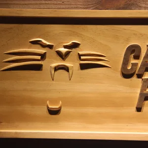 Carolina Panthers Wood Sign