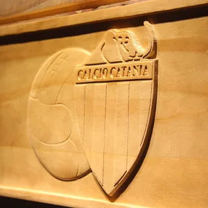 Catania Calcio Wood Sign