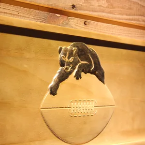 Chicago Bears 1946-1973 Logo Wood Sign - Legacy Edition