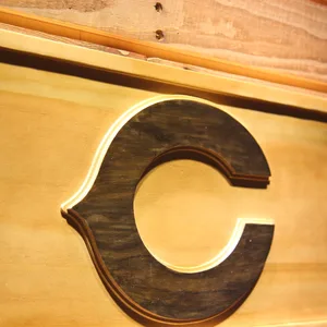 Chicago Bears 1962-1973 Logo Wood Sign - Legacy Edition