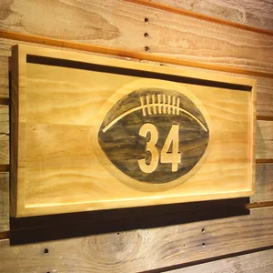 Chicago Bears Walter Payton Memorial Wood Sign - Legacy Edition