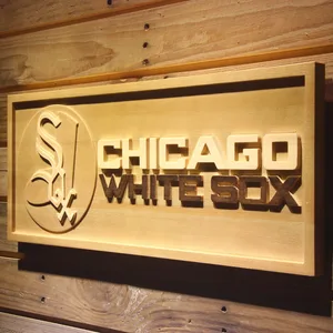 Chicago White Sox 1971-1975 2 Wood Sign - Legacy Edition
