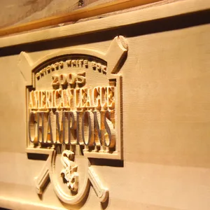 Chicago White Sox 2005 Champion Logo A Wood Sign - Legacy Edition