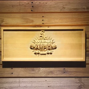 Chicago White Sox 2005 Champion Logo B Wood Sign - Legacy Edition